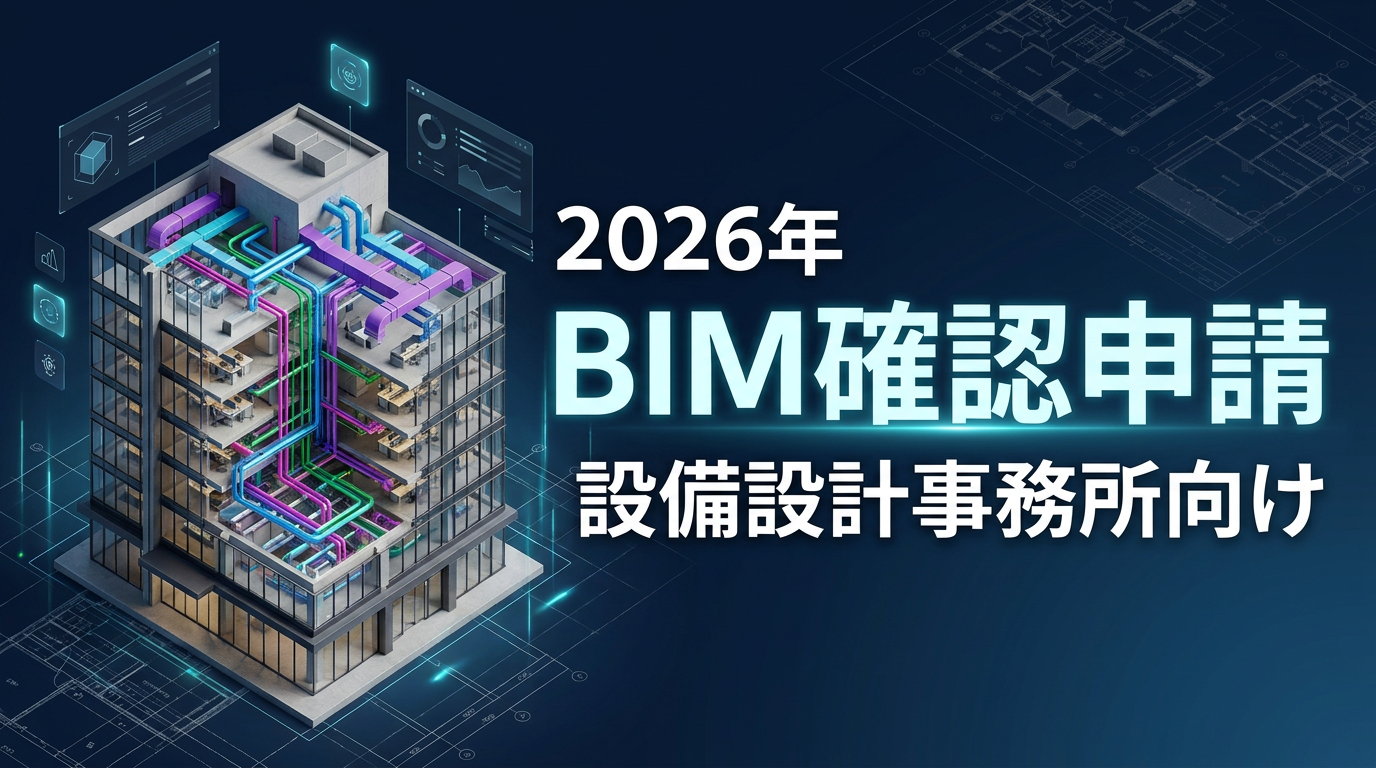 BIM建築確認申請が設備設計事務所に与える影響と、いま着手すべき5つの準備