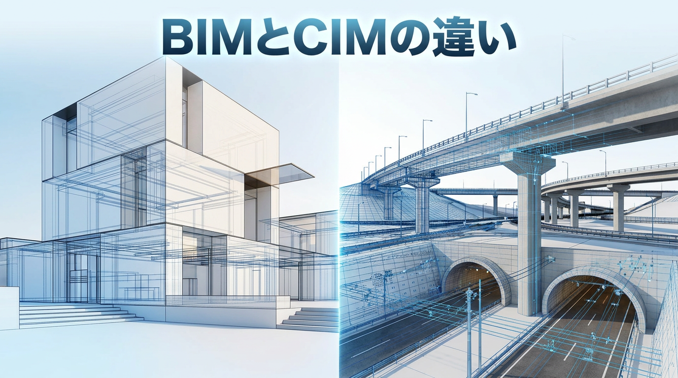 BIMとCIMの違いをわかりやすく｜設備設計者が知っておくべき基礎