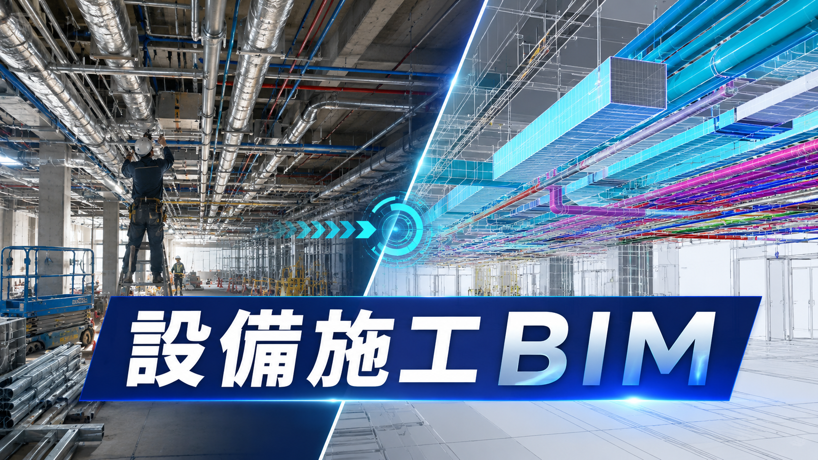 施工BIMとは｜設計BIMとの違いと設備施工での活用ポイント