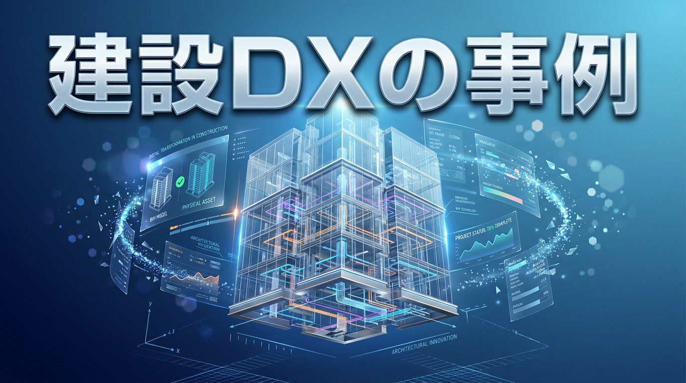 建設DXの事例10選｜設計・施工連携でムダを減らした取り組み