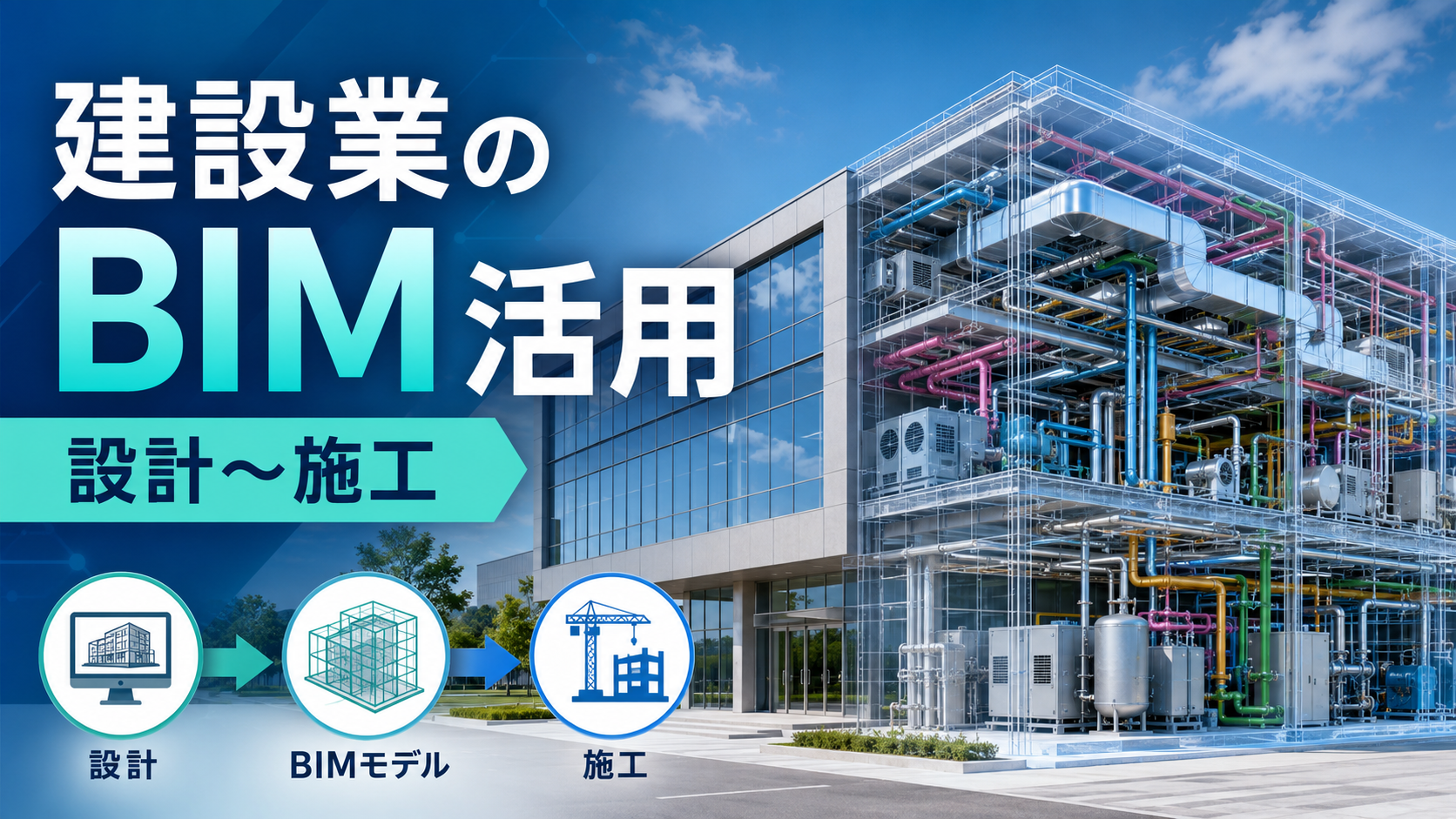 建設業のBIM活用とは|設計から施工まで設備分野での実例と課題