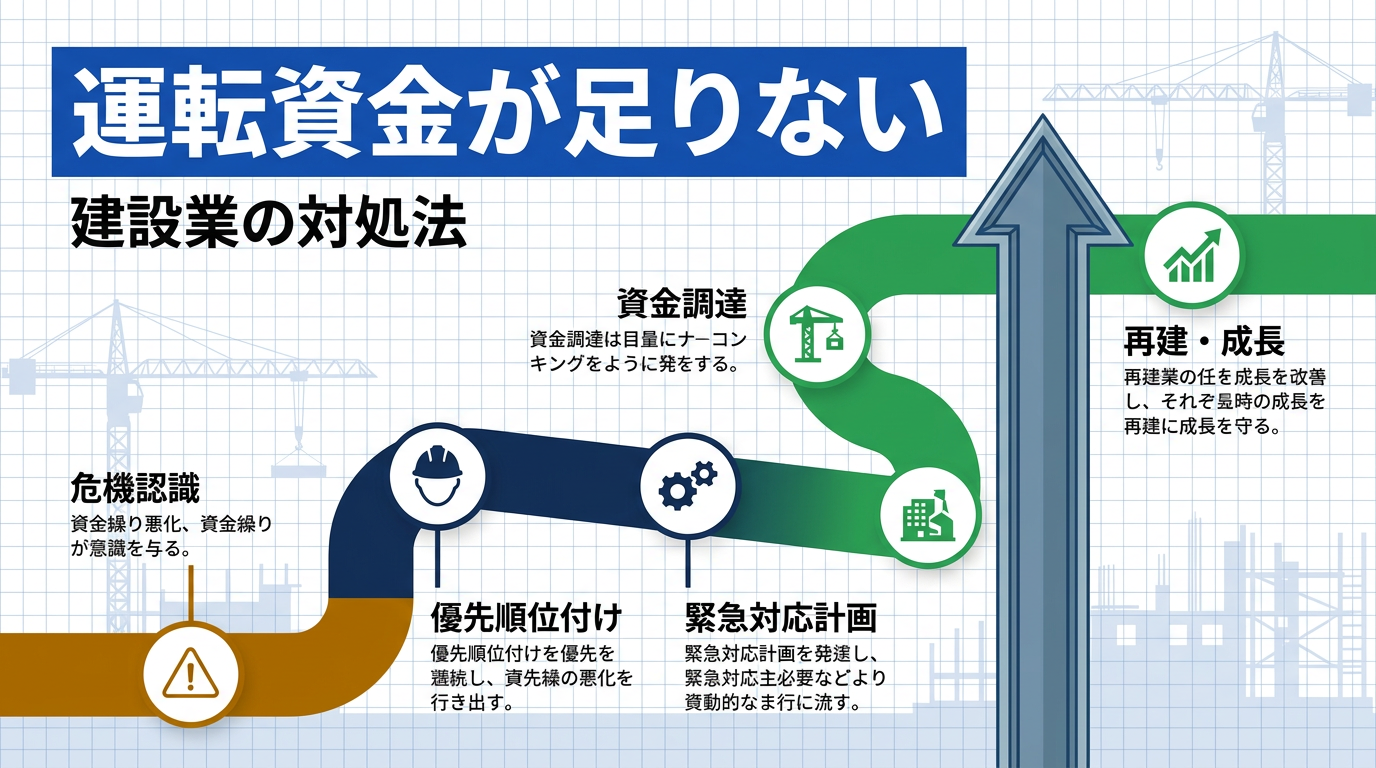 運転資金がない建設業者へ｜今すぐできる資金確保の選択肢