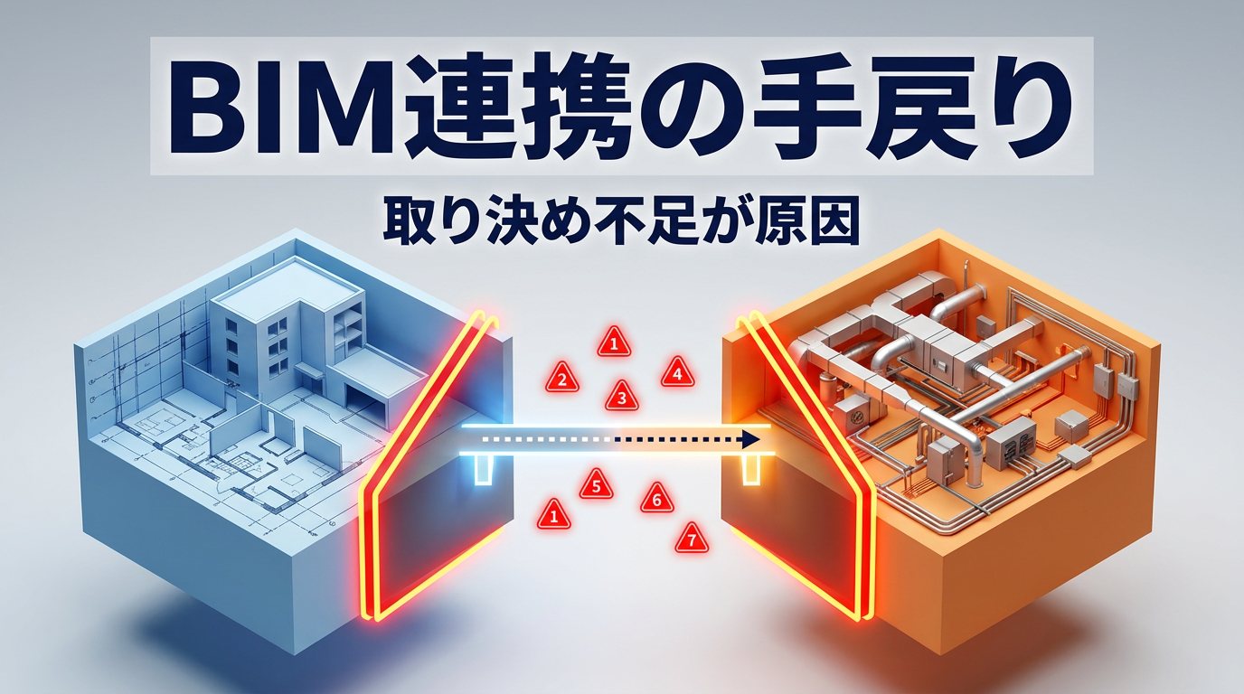意匠BIMモデルを設備設計で使うときに詰まる7つのポイントと回避策