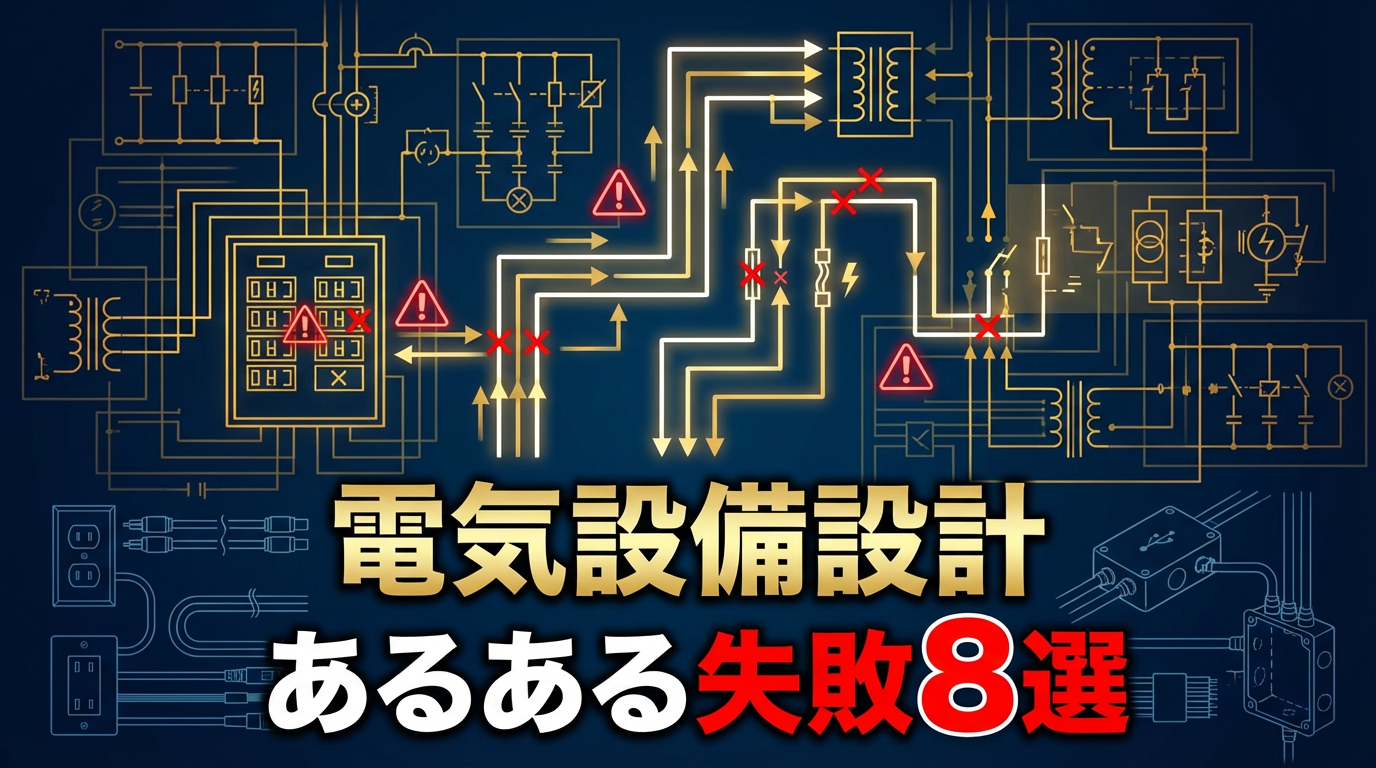 電気設備設計の「あるある失敗」8選｜原因・影響・対策を徹底解説