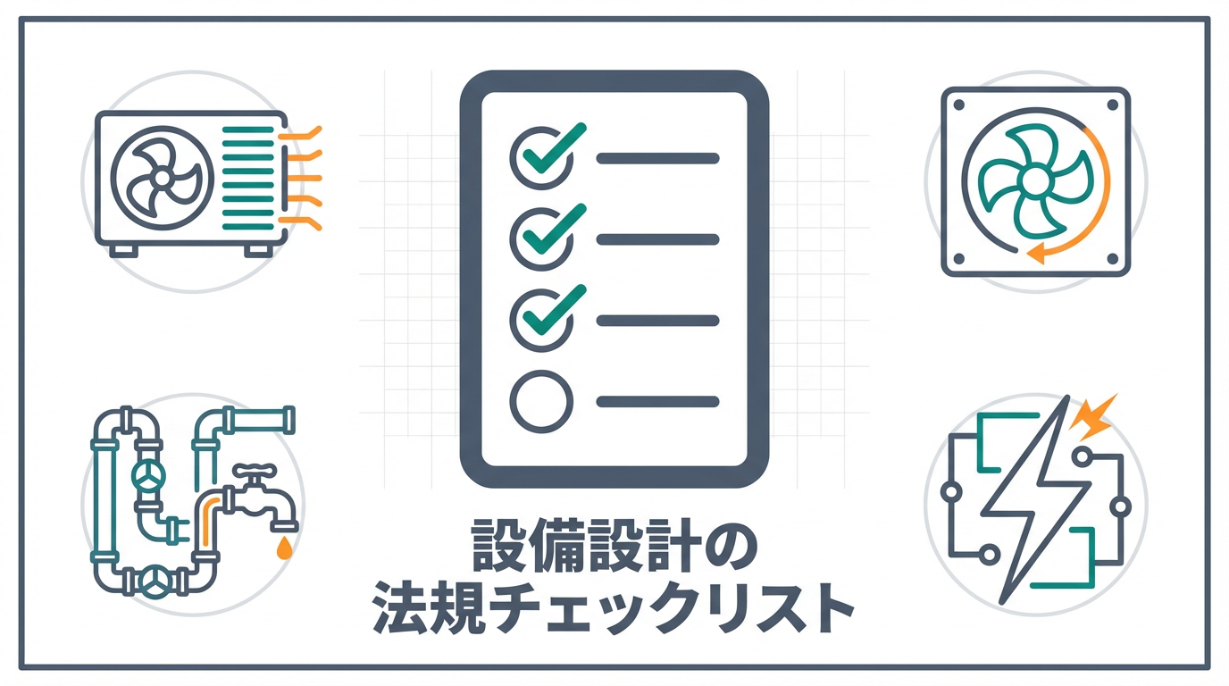 設備設計の法規チェックリスト総まとめ｜確認申請・消防同意前に必ず確認すべき項目一覧