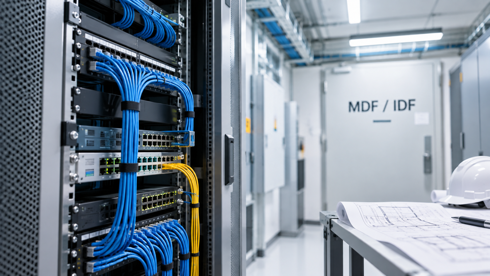 MDF・IDFとは?違い・系統図・盤の配置と設計確認項目