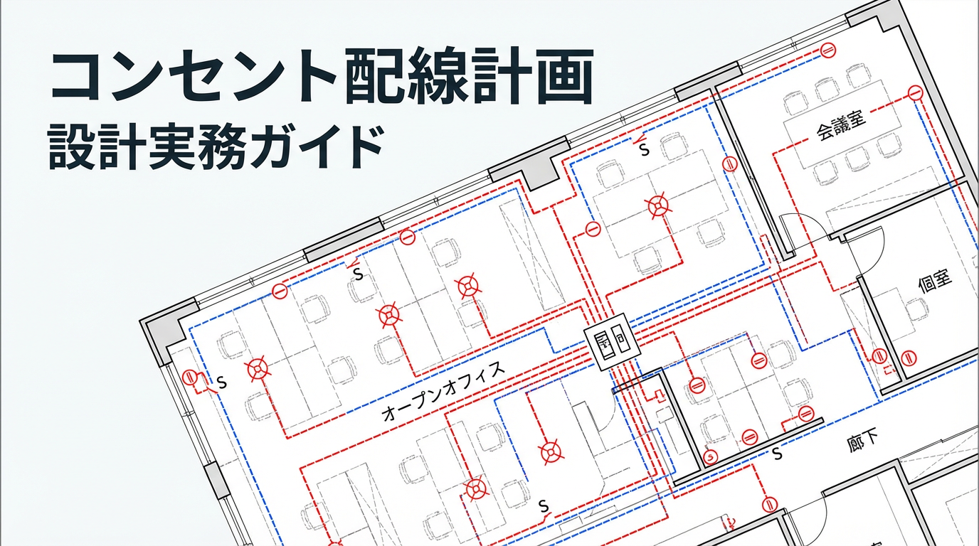 コンセント・配線計画の実務ガイド|用途別の必要口数・フロアコンセント・OAフロア設計を徹底解説