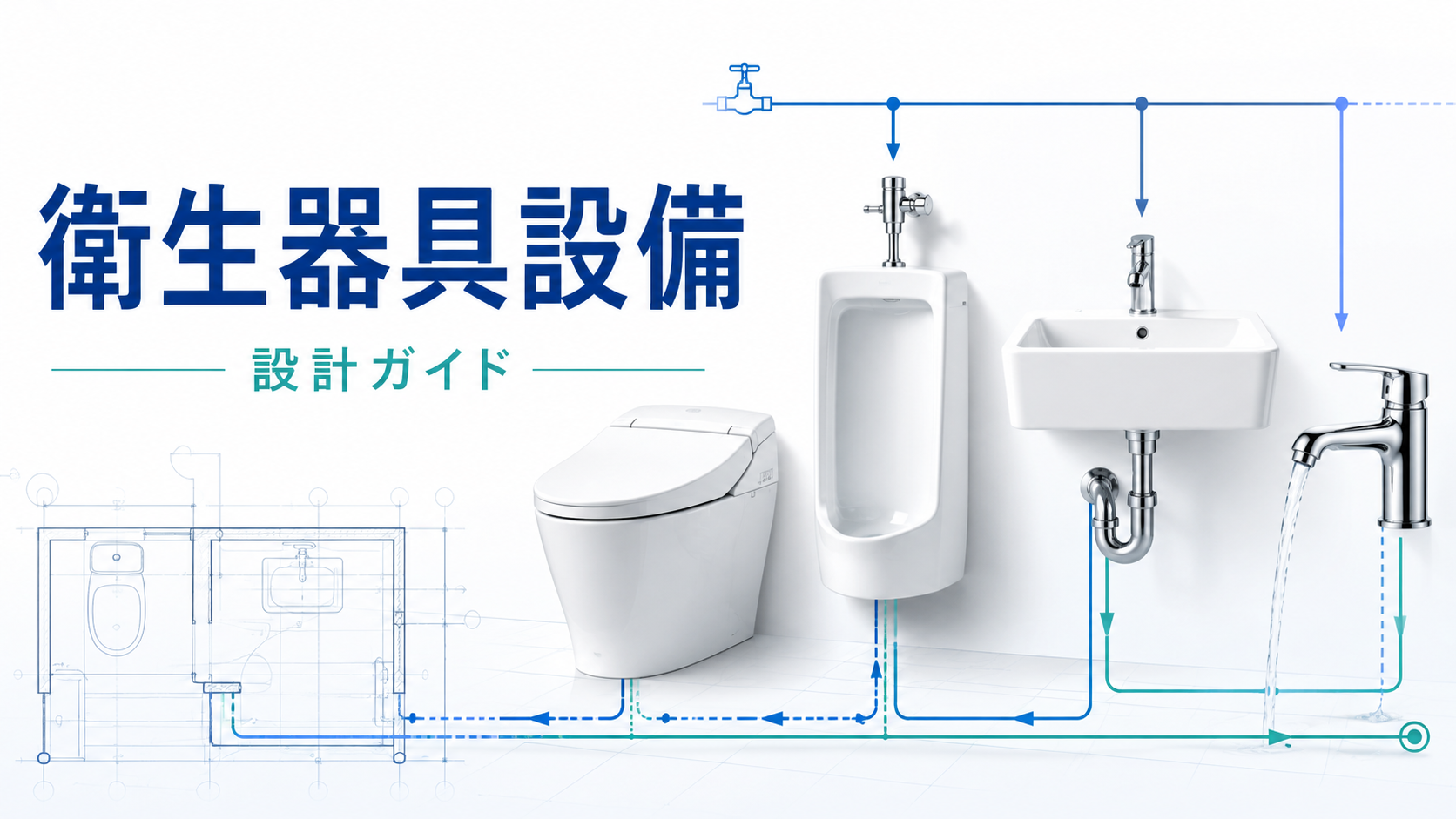 衛生器具設備の設計ガイド｜種類・分類・適正個数算定法と器具給水/排水負荷単位を解説