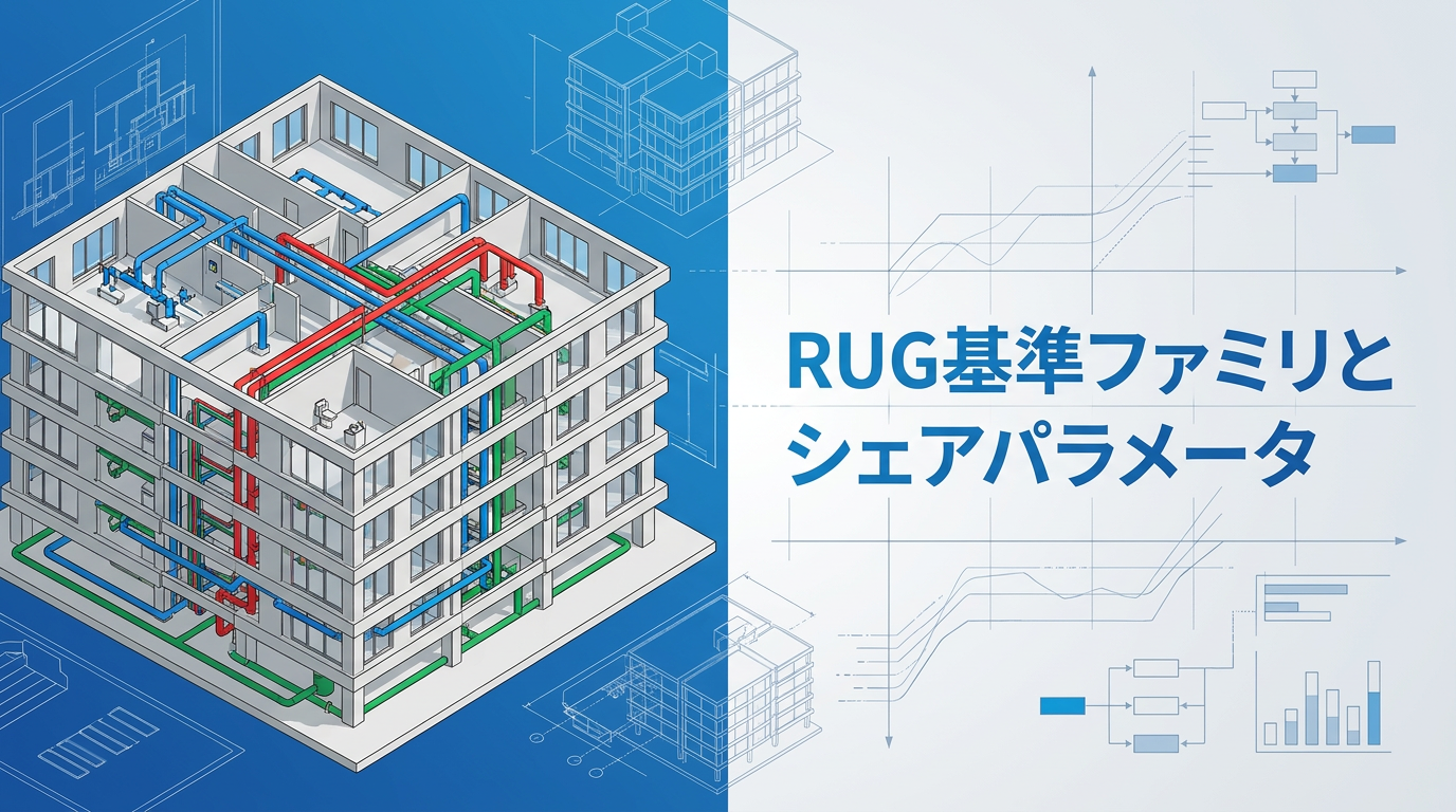 RUG基準ファミリとシェアパラメータの使い方｜設備BIMの土台を整える実務ガイド