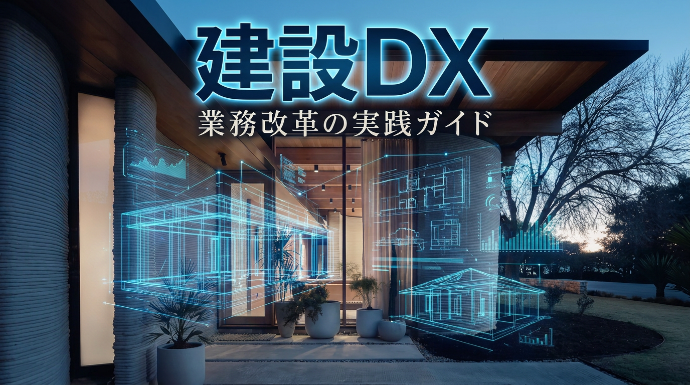 建設DXとは？設計事務所がやさしく解説する全体像と進め方