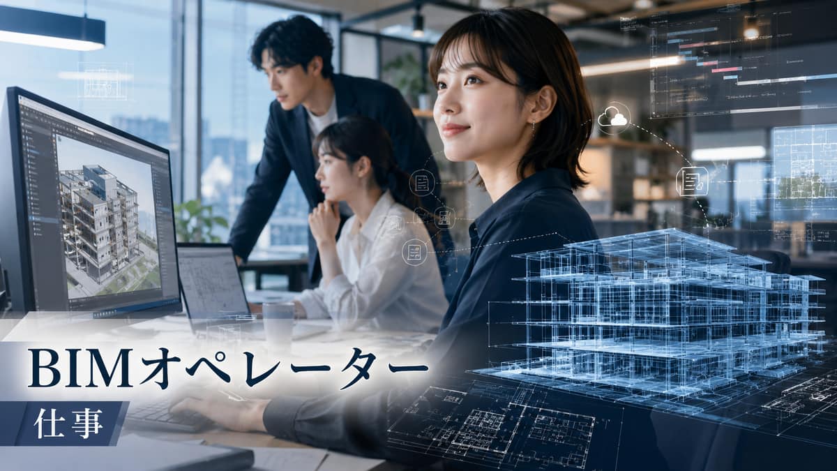 BIMオペレーターとは|仕事内容・年収・設備設計者との違いとキャリアパス