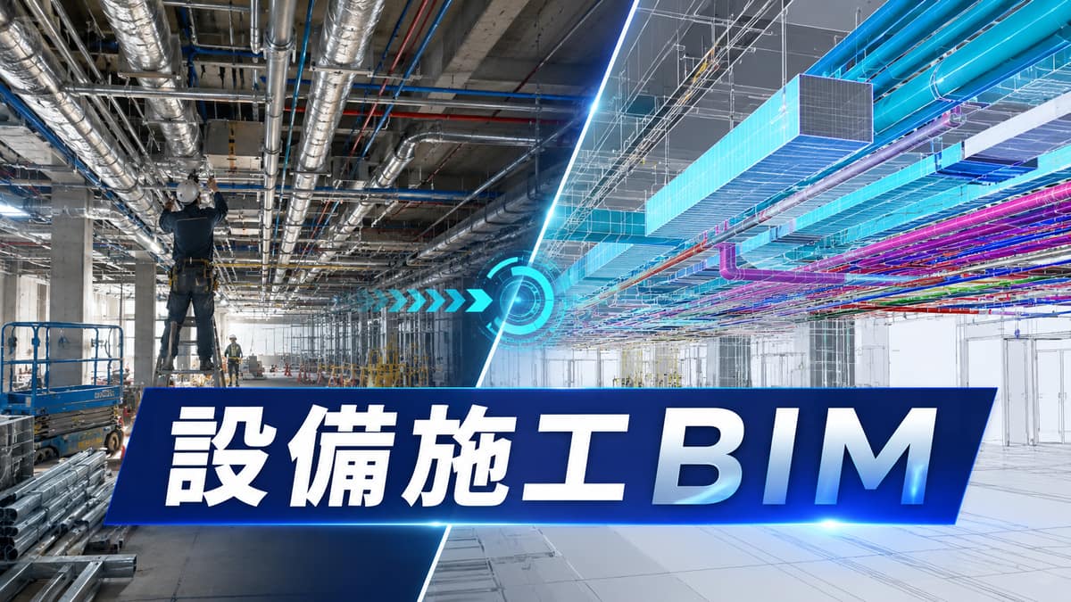 施工BIMとは|設計BIMとの違いと設備施工での活用ポイント