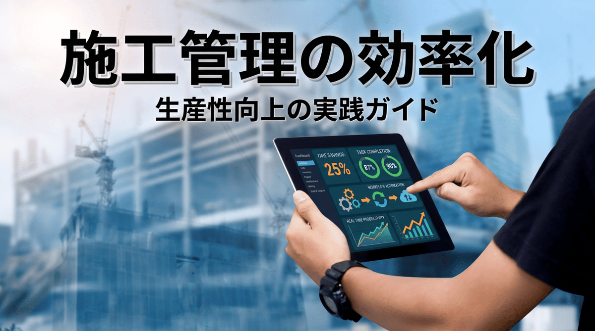 施工管理を効率化する方法|設計情報の伝達ミスを減らす仕組みづくり