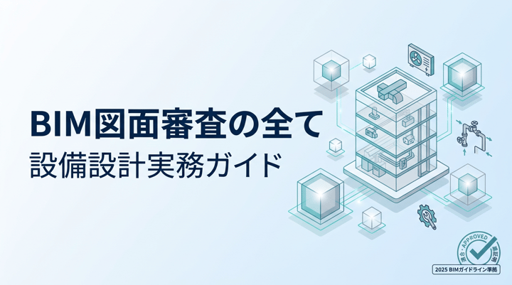 BIM図面審査の対象と提出方法｜設備図はどこまでBIM化が必要か
