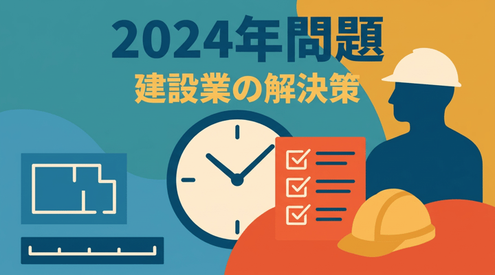 2024年問題に建設業はどう対応する?業務効率化・DXで残業を減らす具体策