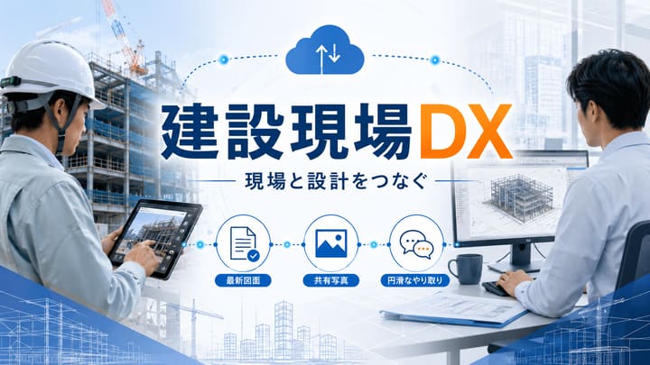 建設現場のDXとは|紙・電話・FAX依存から脱却する第一歩