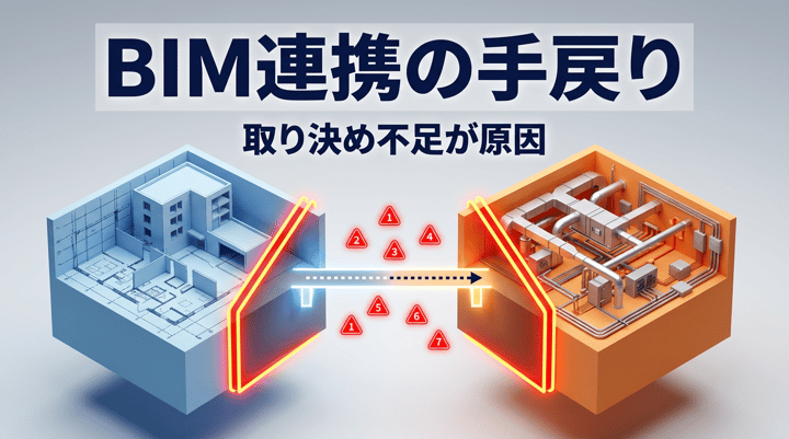 意匠BIMモデルを設備設計で使うときに詰まる7つのポイントと回避策