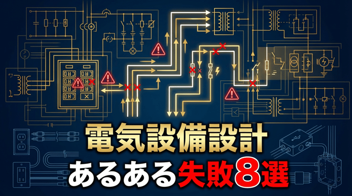 電気設備設計の「あるある失敗」8選|原因・影響・対策を徹底解説