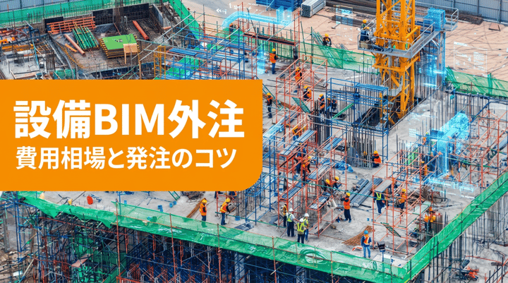 設備BIM外注の費用相場と発注のコツ｜内製と外注の損益分岐をどう考えるか