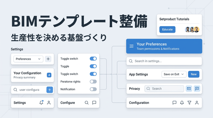 設備BIMテンプレートを自社整備する手順｜RUG基準をベースに育てる実務ガイド