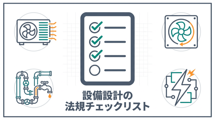 設備設計の法規チェックリスト総まとめ|確認申請・消防同意前に必ず確認すべき項目一覧