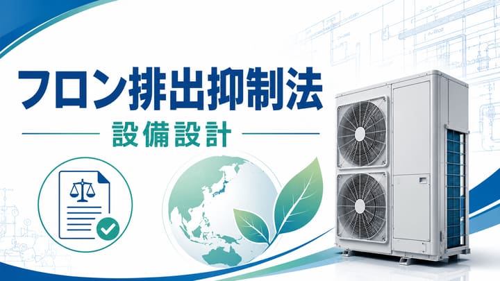 フロン排出抑制法と設備設計｜対象機器・簡易点検と定期点検の違い・管理者の義務を解説