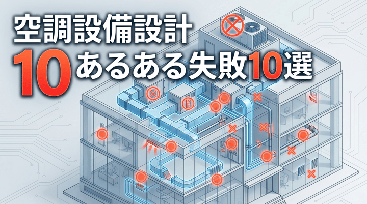 空調設備設計の「あるある失敗」10選|原因と対策・チェックリスト付き