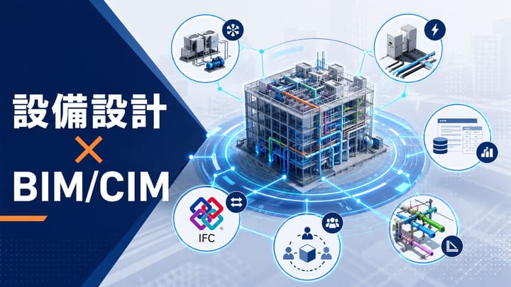 設備設計×BIM/CIM|機械・電気設備の情報をどう連携させるか