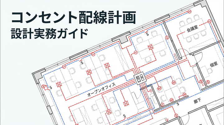 コンセント・配線計画の実務ガイド|用途別の必要口数・フロアコンセント・OAフロア設計を徹底解説