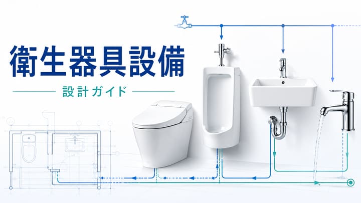 衛生器具設備の設計ガイド|種類・分類・適正個数算定法と器具給水/排水負荷単位を解説