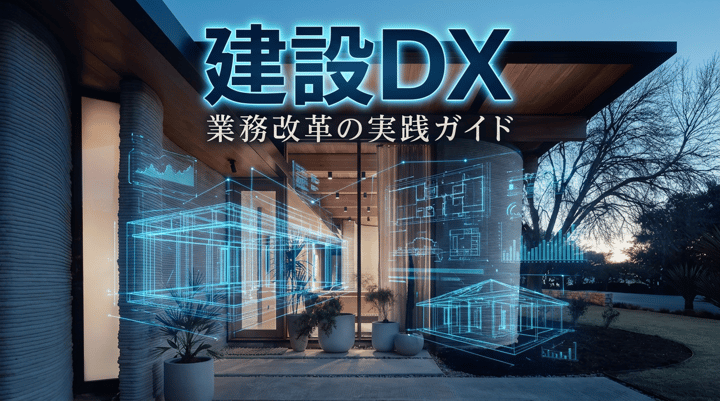 建設DXとは？設計事務所がやさしく解説する全体像と進め方