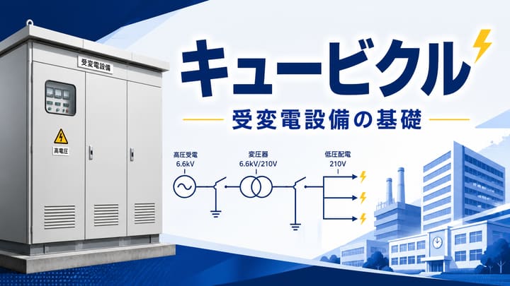 キュービクルとは?構造・中身・容量・設置基準を電気設備設計のプロが図解