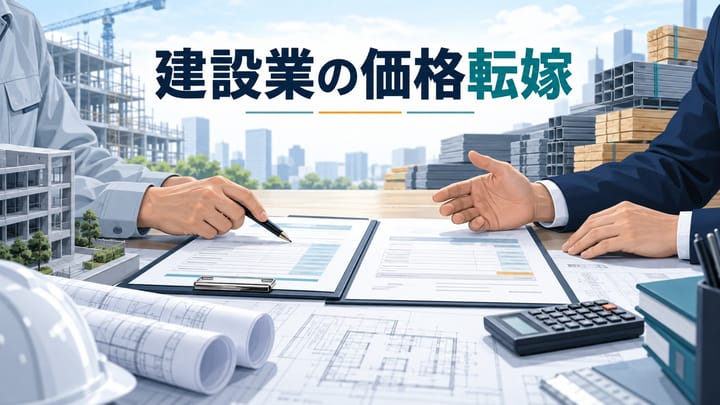 建設資材の価格変動を踏まえて見積書と契約条件を協議するイメージ