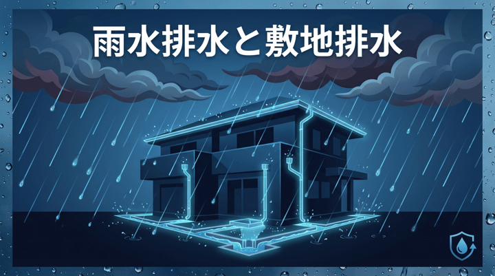 雨水排水と敷地排水の設計｜降雨強度・管径決定・ルーフドレン・雨水貯留の実務ポイント